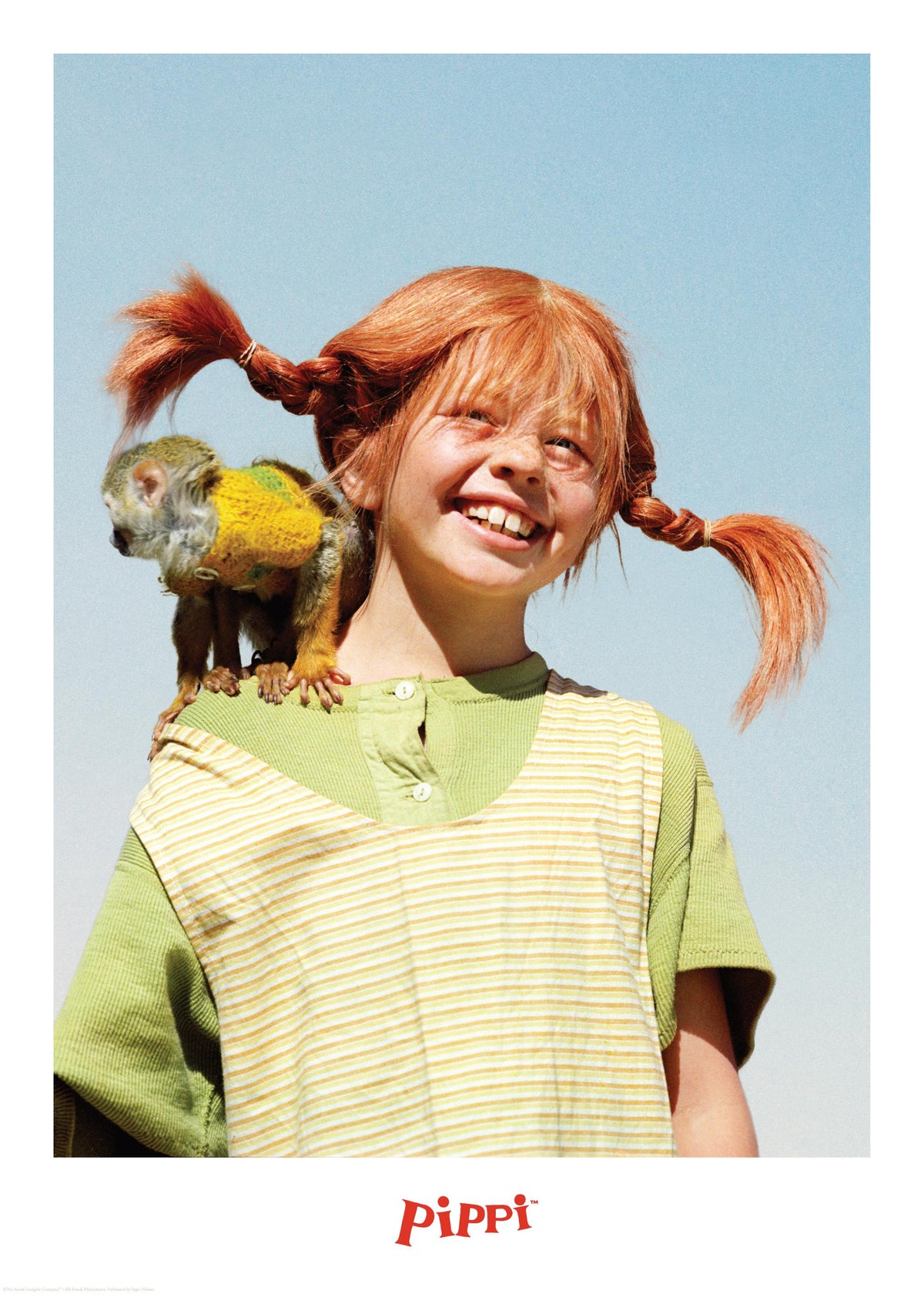 Pippi Longstocking Portrait Print