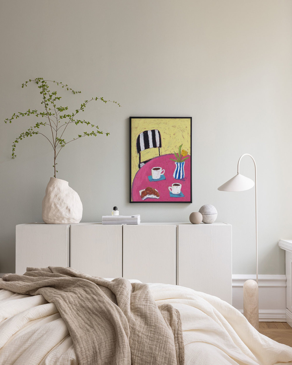 Hannah Durham - Coffee In The Sunshine Canvas print