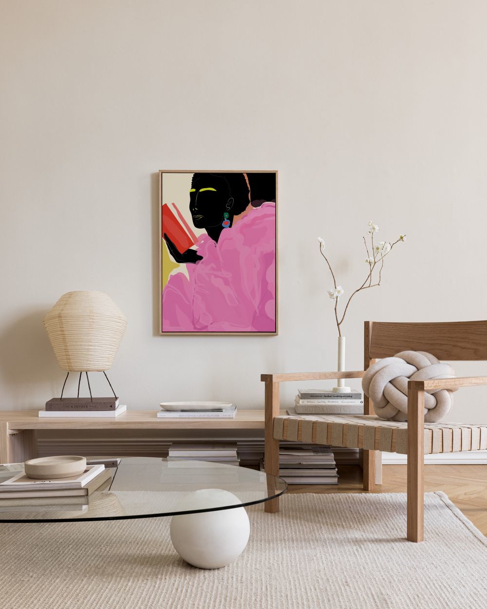 Rachel Joanis - Reading Canvas print