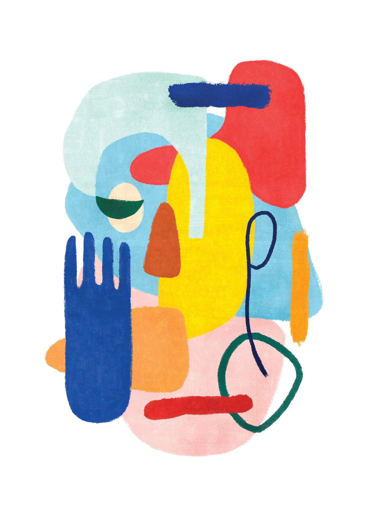 Colorful Abstract No2 Print