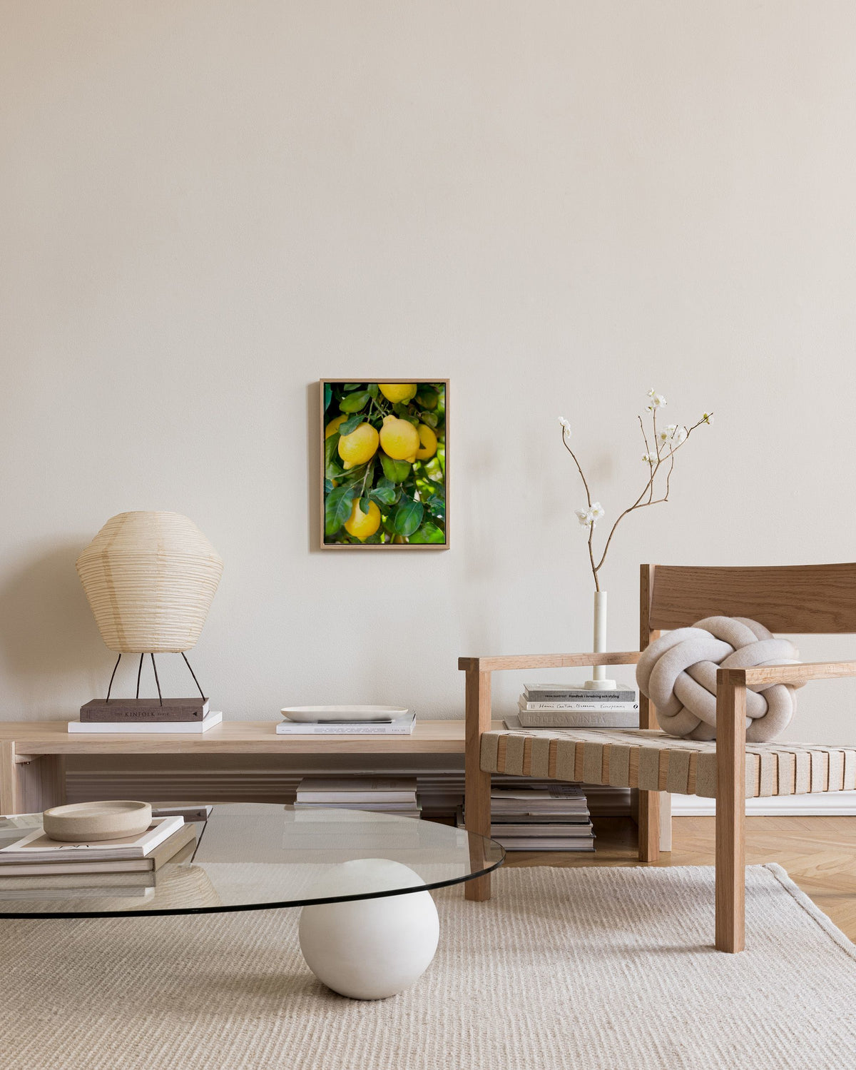 Fresh Lemons Canvas print
