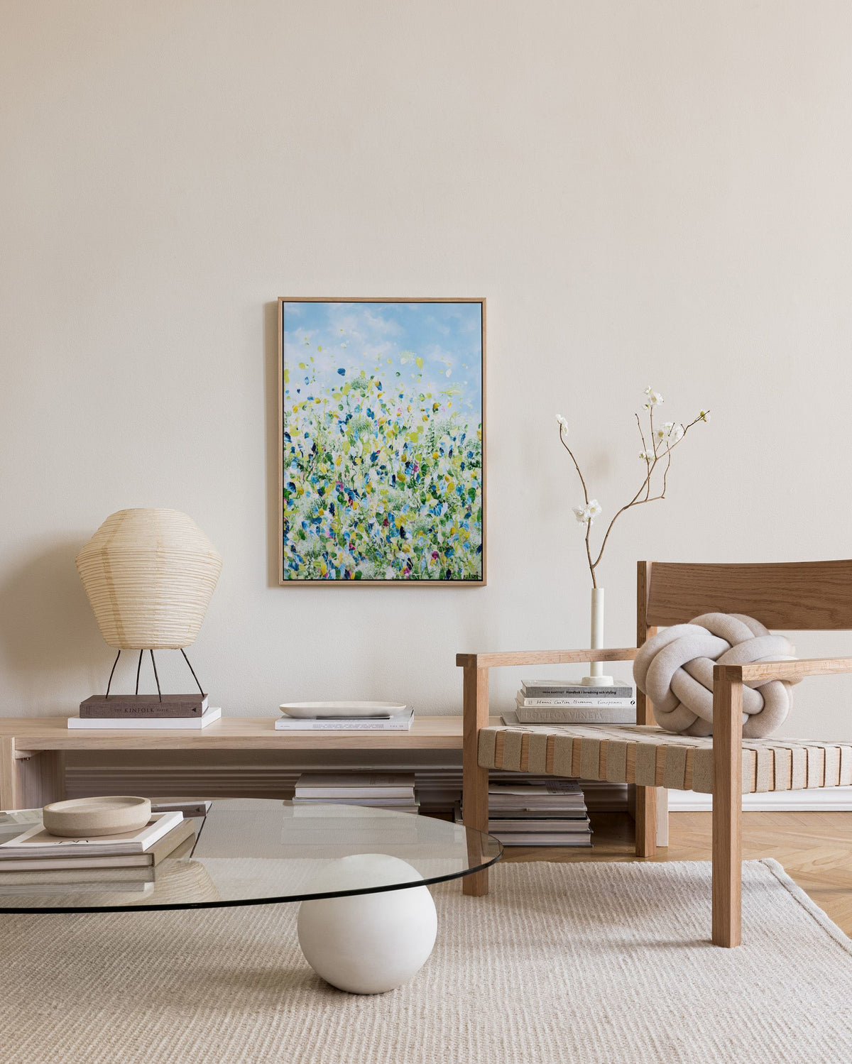Anna Brandt - Parco Azzurro Canvas print