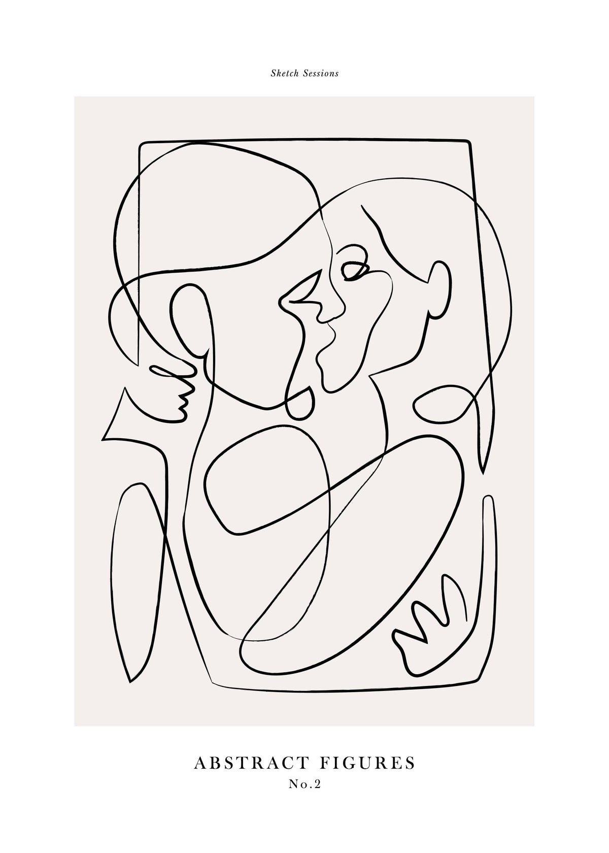 Abstract Figures No2 Print