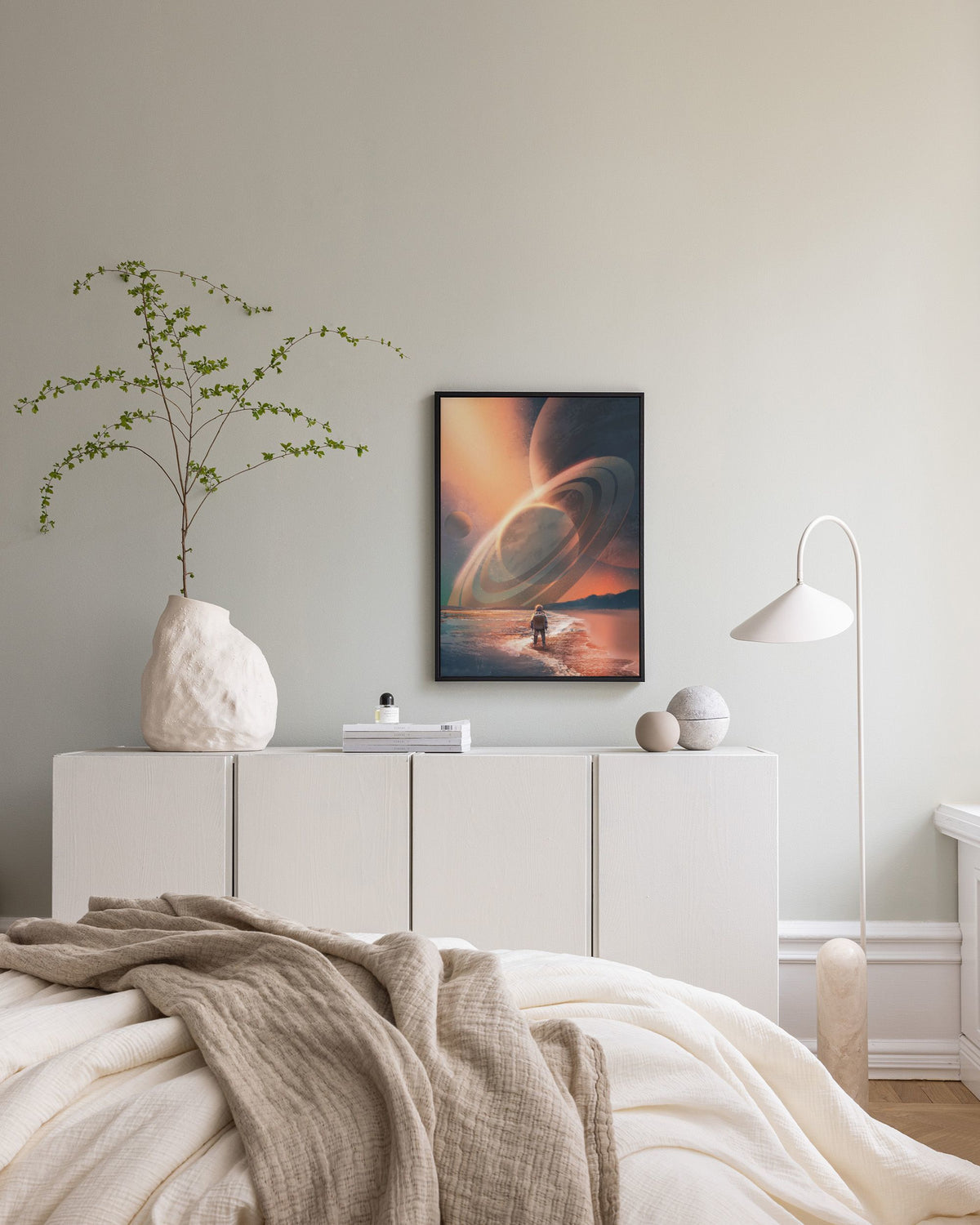 Planets In Sky Canvas print