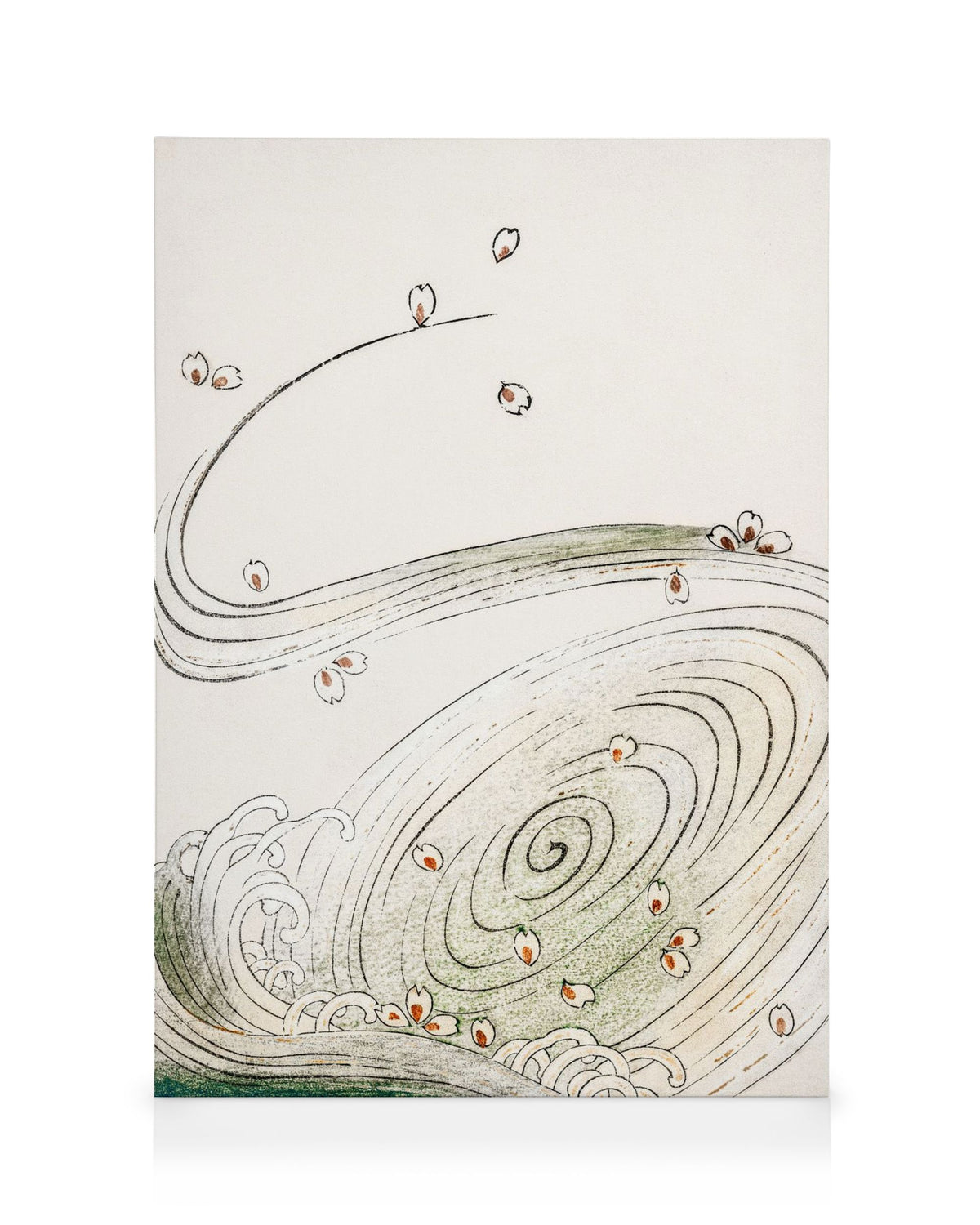 Watanabe Seitei  - Wind and Flower Canvas print