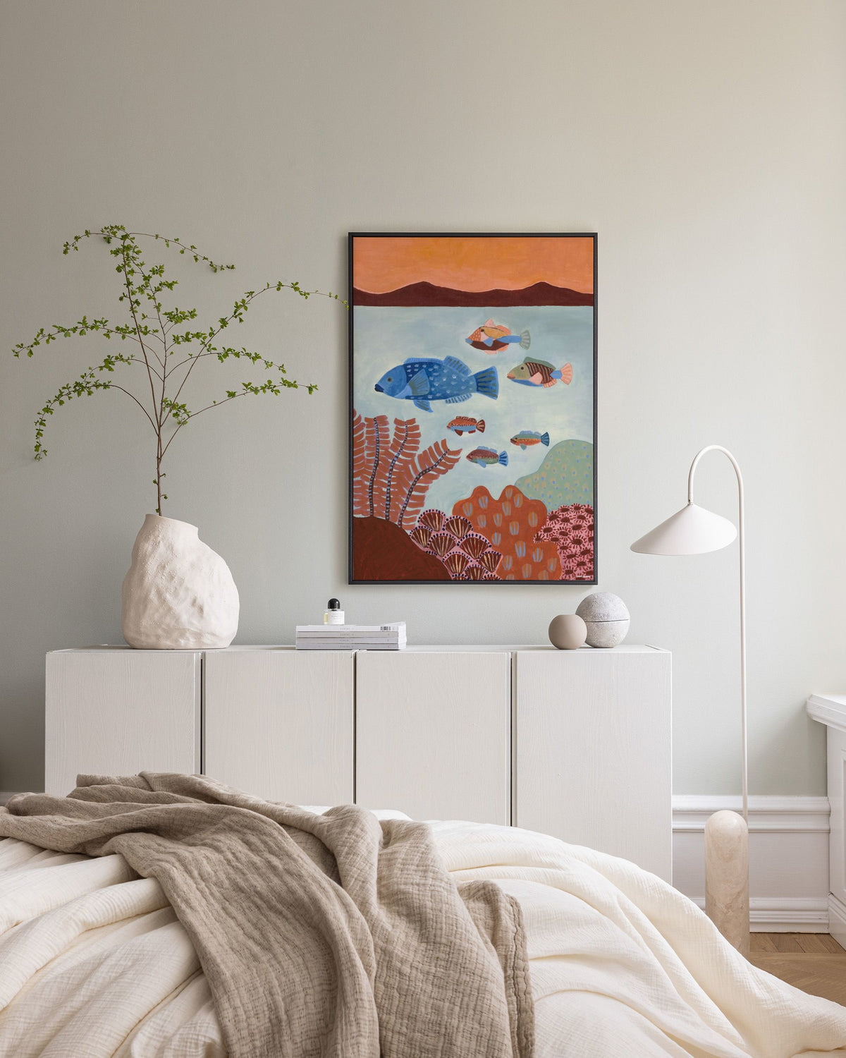 Karina Jambrak - A Swim in the Ocean Canvas print
