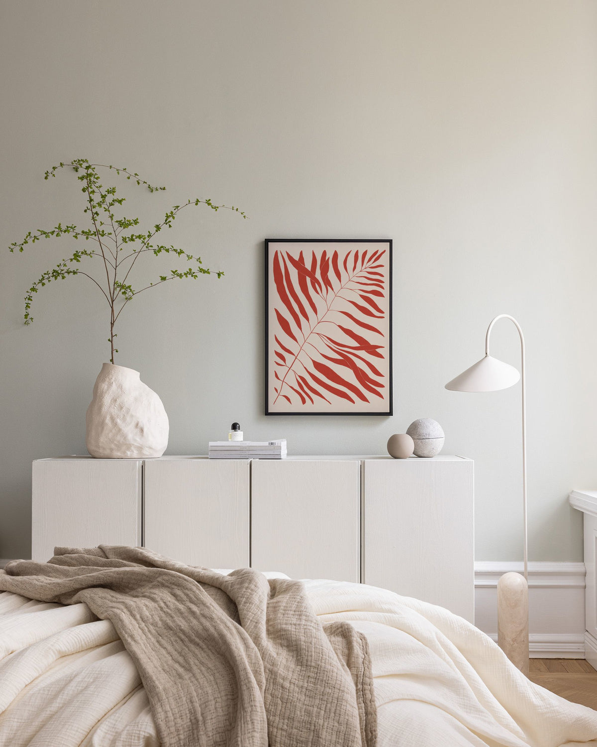 Red Branch Canvas print