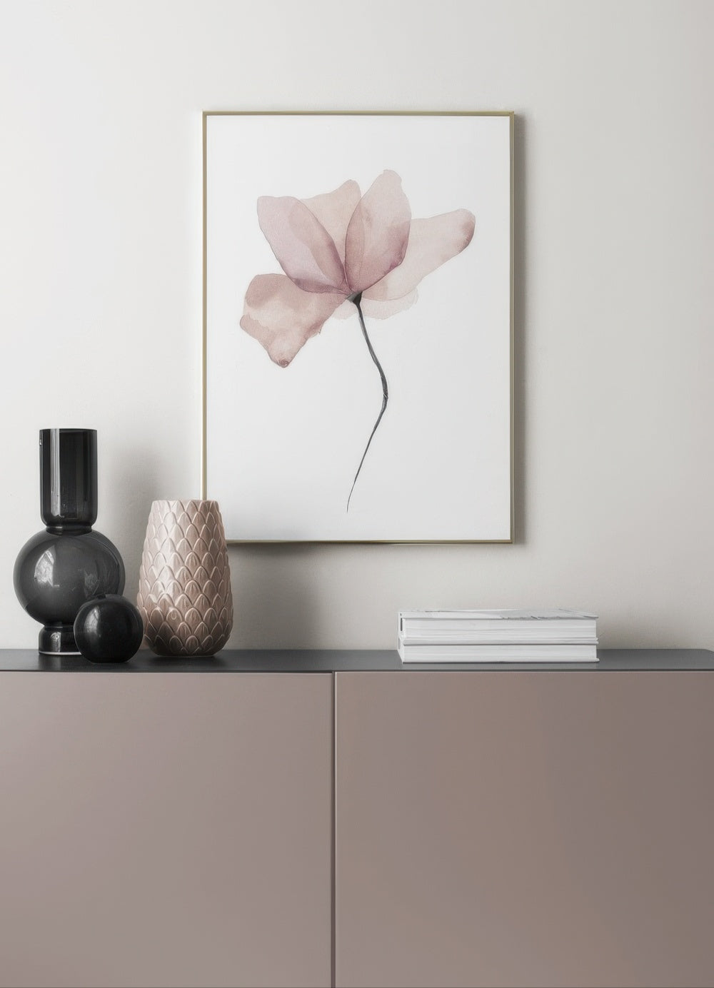 Aquarelle Flower Print