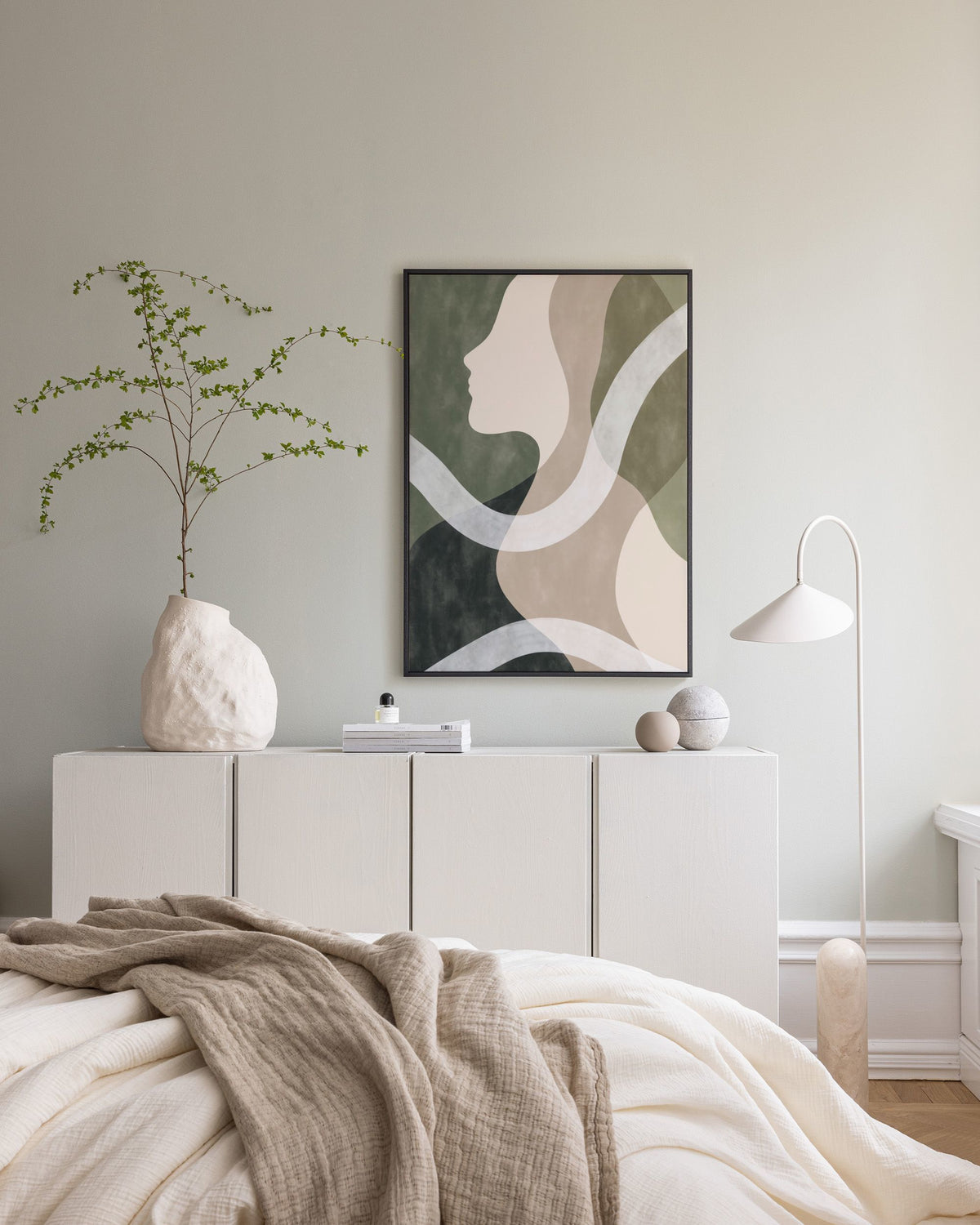 Shapes of a Face No2 Canvas print