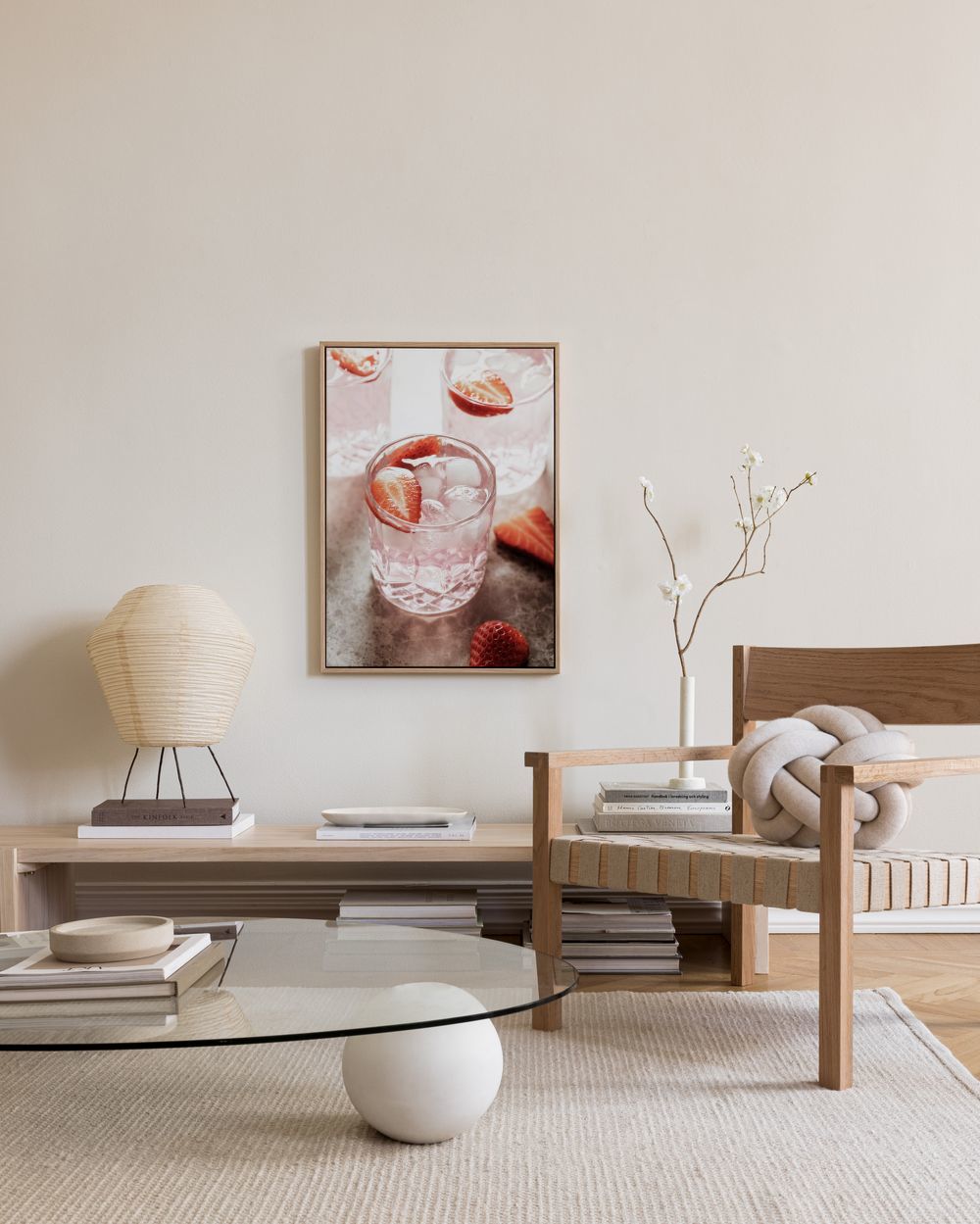 Strawberry Drink Canvas print