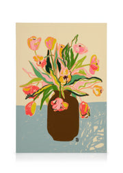 Sandra Poliakov - Tulip Vase Canvas print
