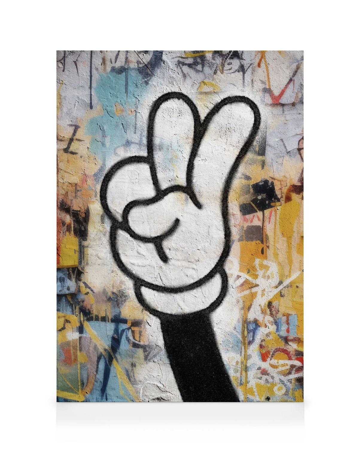 Grafitti Peace Canvas print