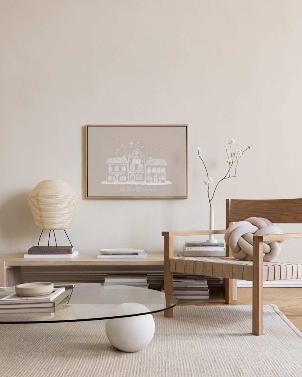 Hello Winter Canvas print