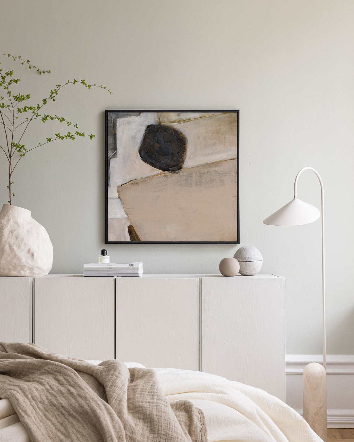 Grounded Shapes No1 Canvas print