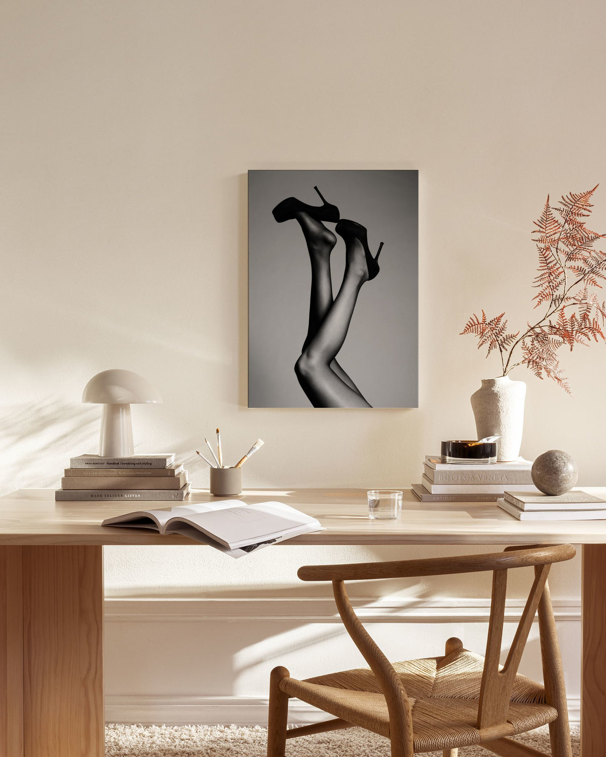 B&W Legs Canvas print