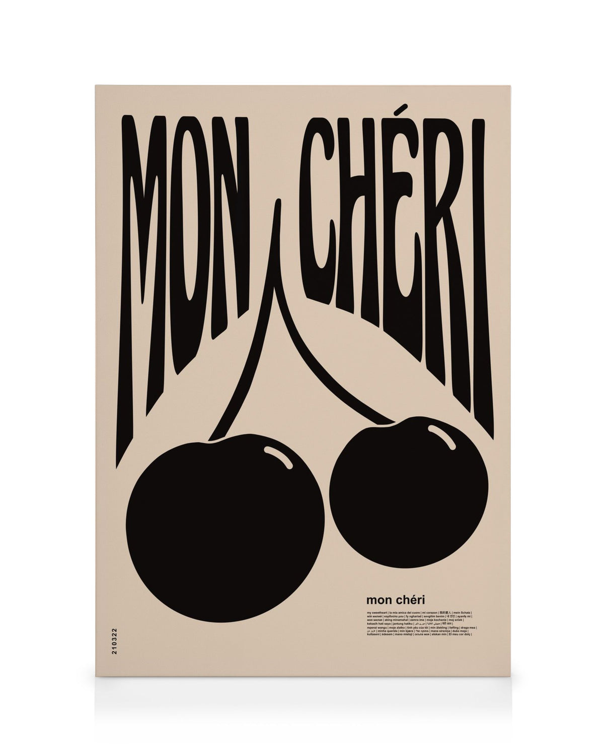 Mon Cheri No2 Canvas print