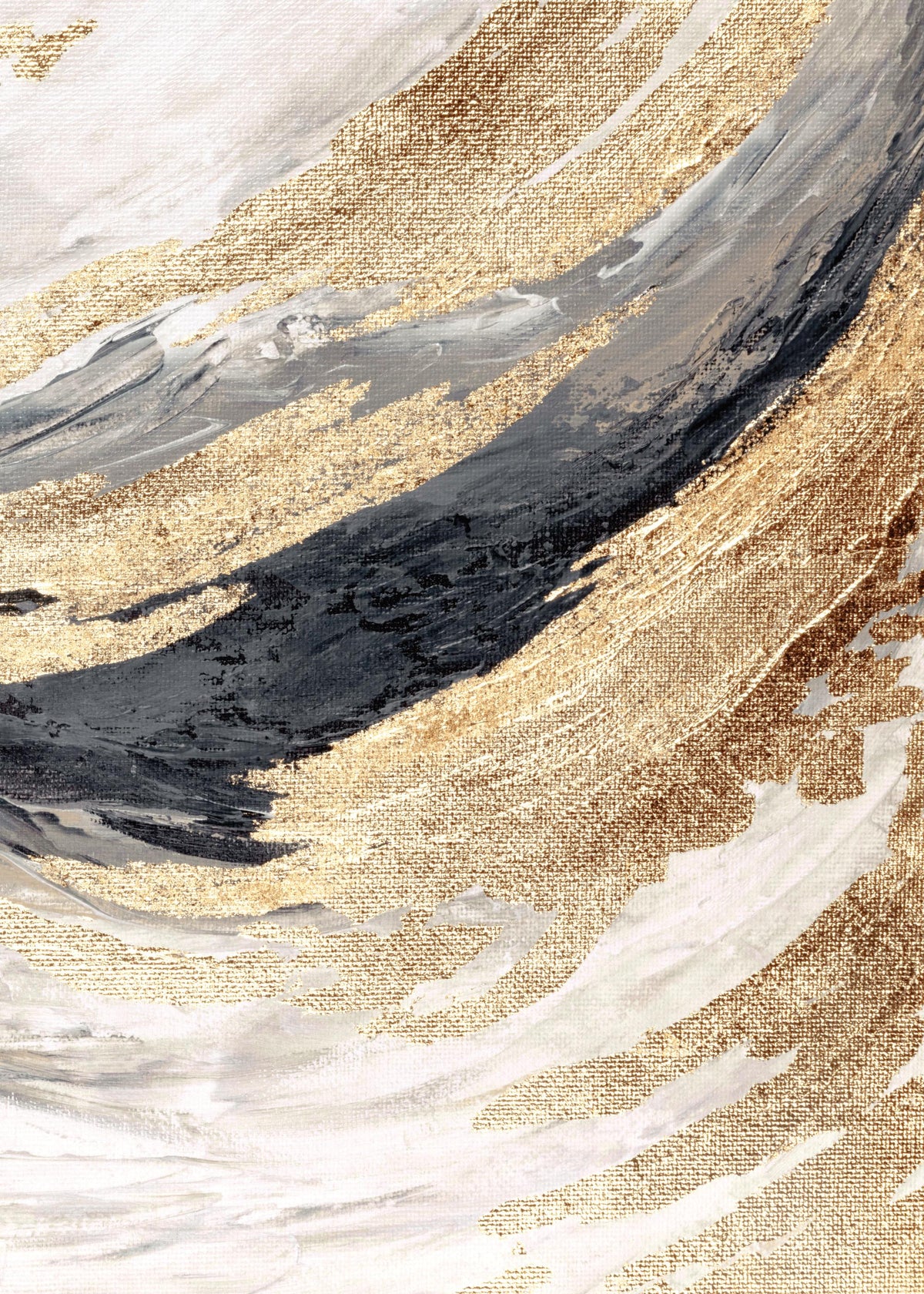 Gold Wave No2 Print