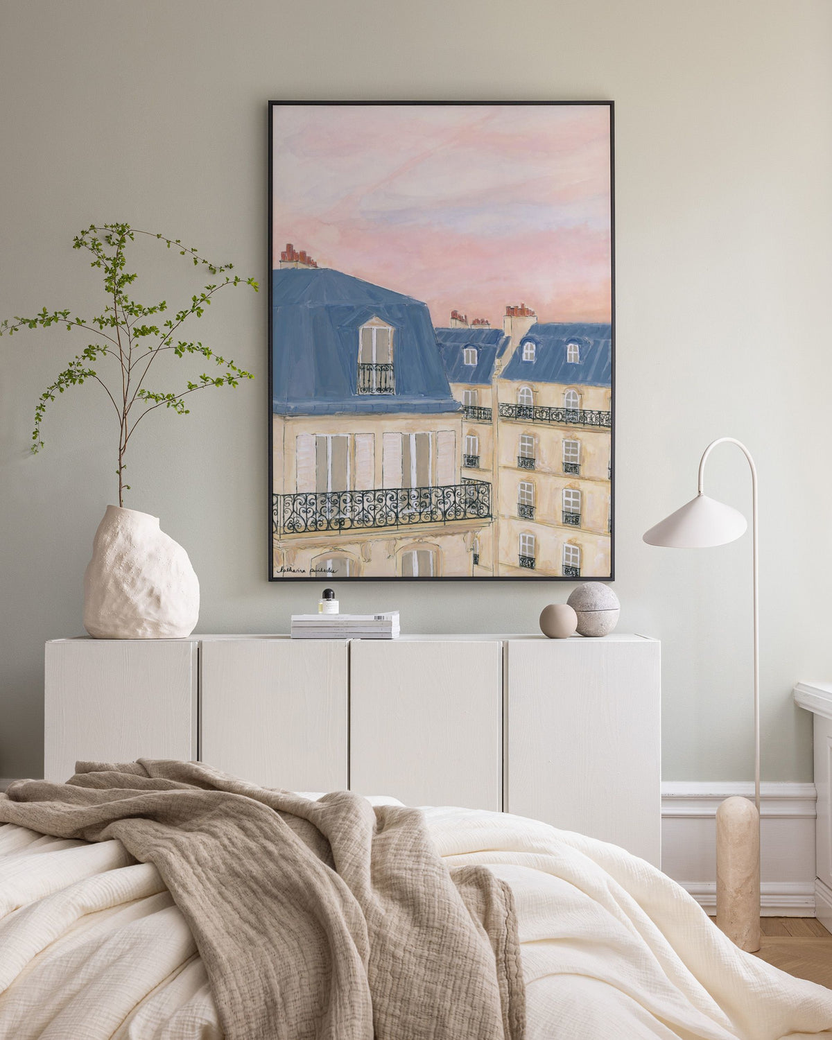 Katharina Puritscher - Parisian Sky Canvas print