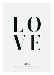 Love Text, Print