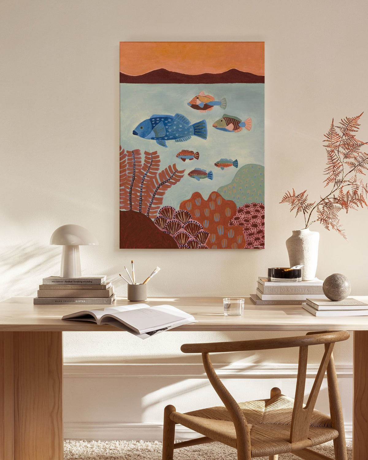 Karina Jambrak - A Swim in the Ocean Canvas print