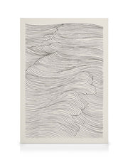 Waves in Line Canvas