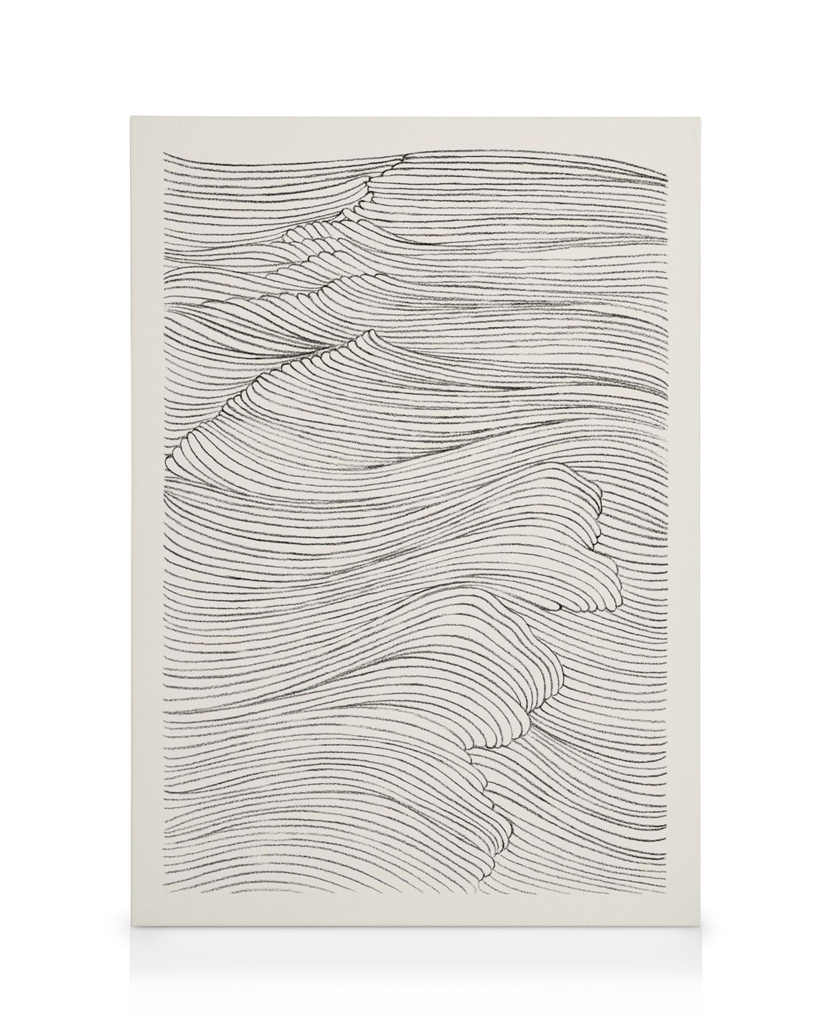 Waves in Line Canvas
