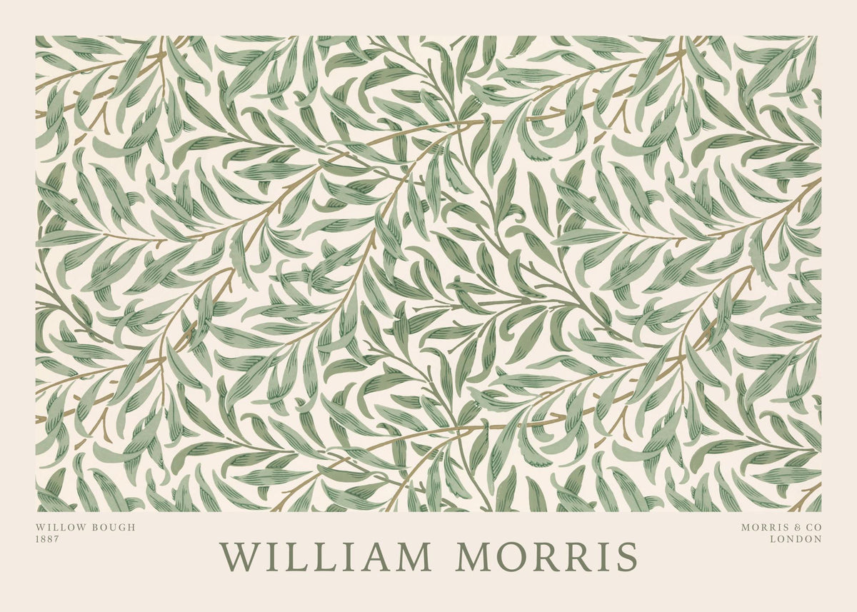 William Morris - Willow Bough Landscape Print