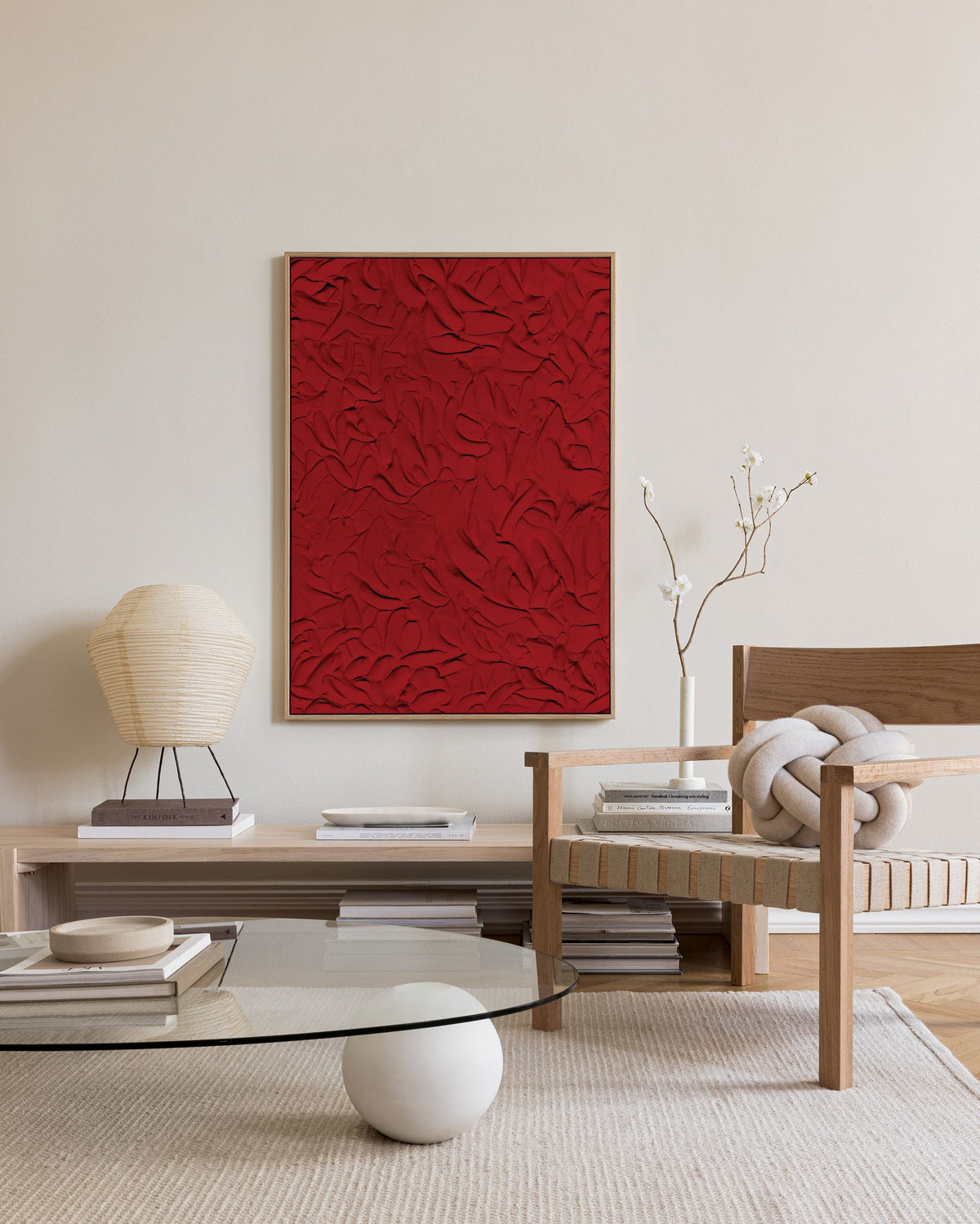 Manifeste Rouge Canvas print