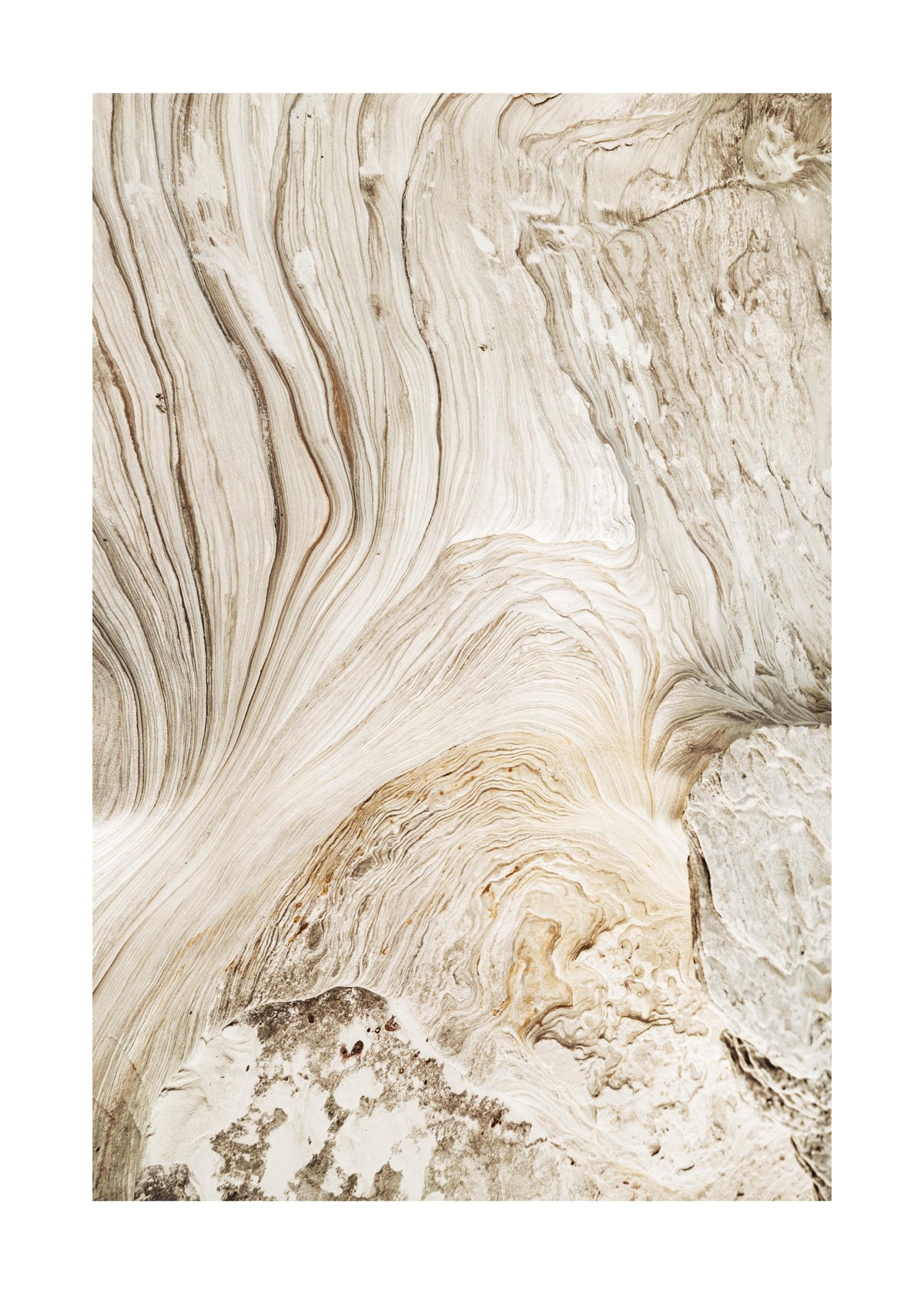 Abstract Cliffs Print