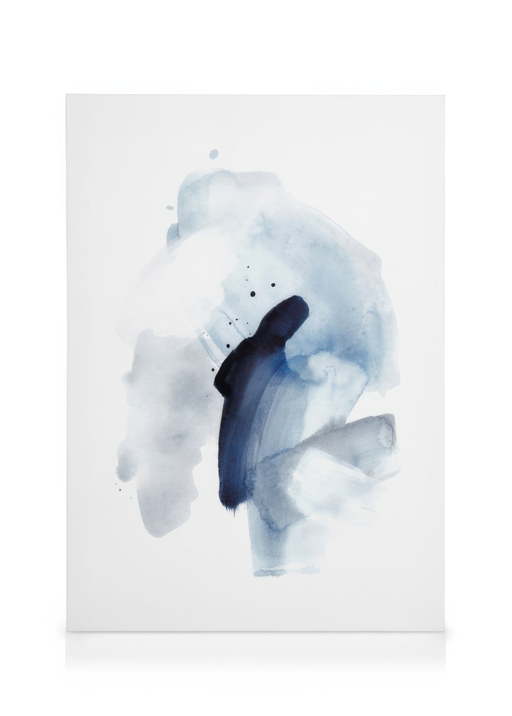 Watercolor Blues No2 Canvas print