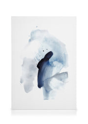 Watercolor Blues No2 Canvas print