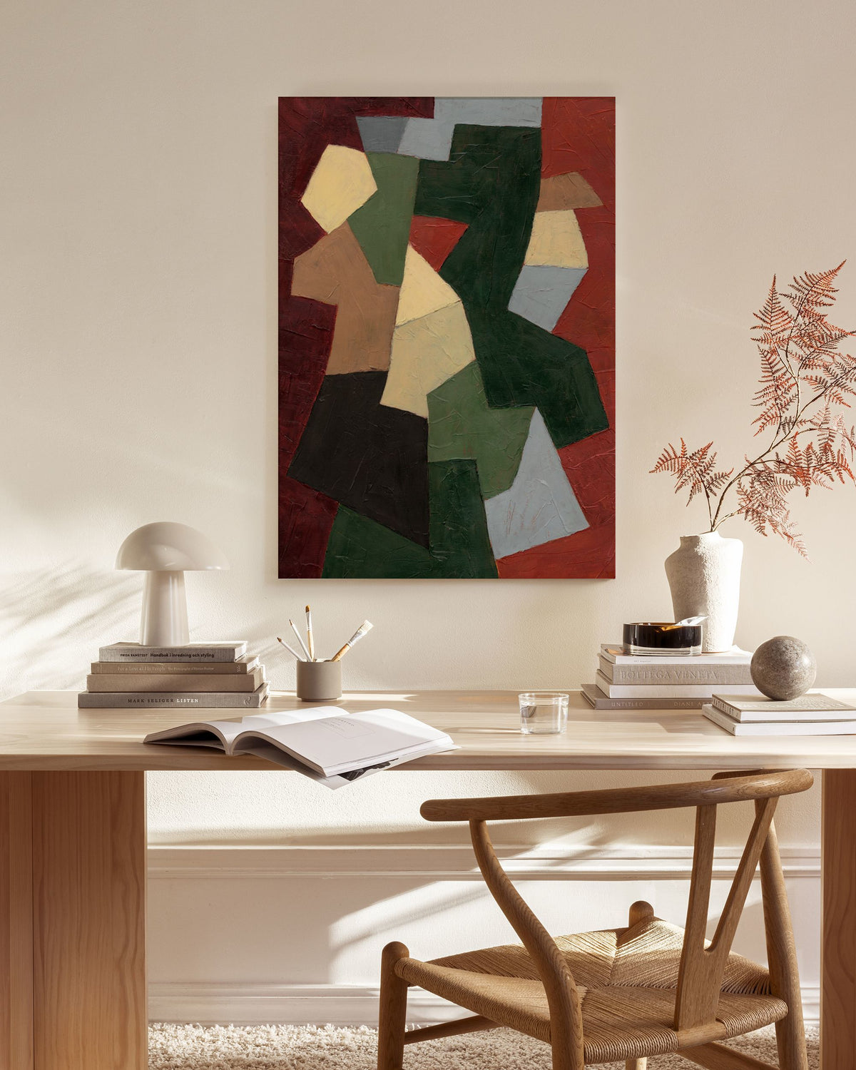 In the Market Canvas print