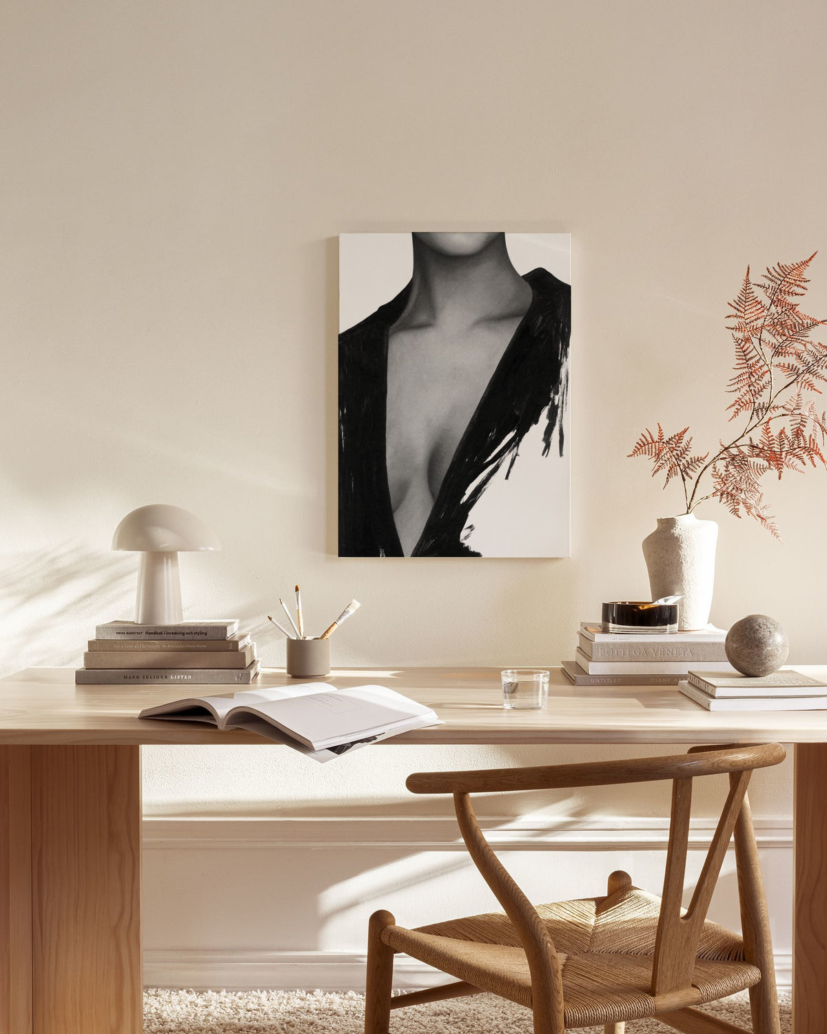 Female Sketch No1 Canvas print