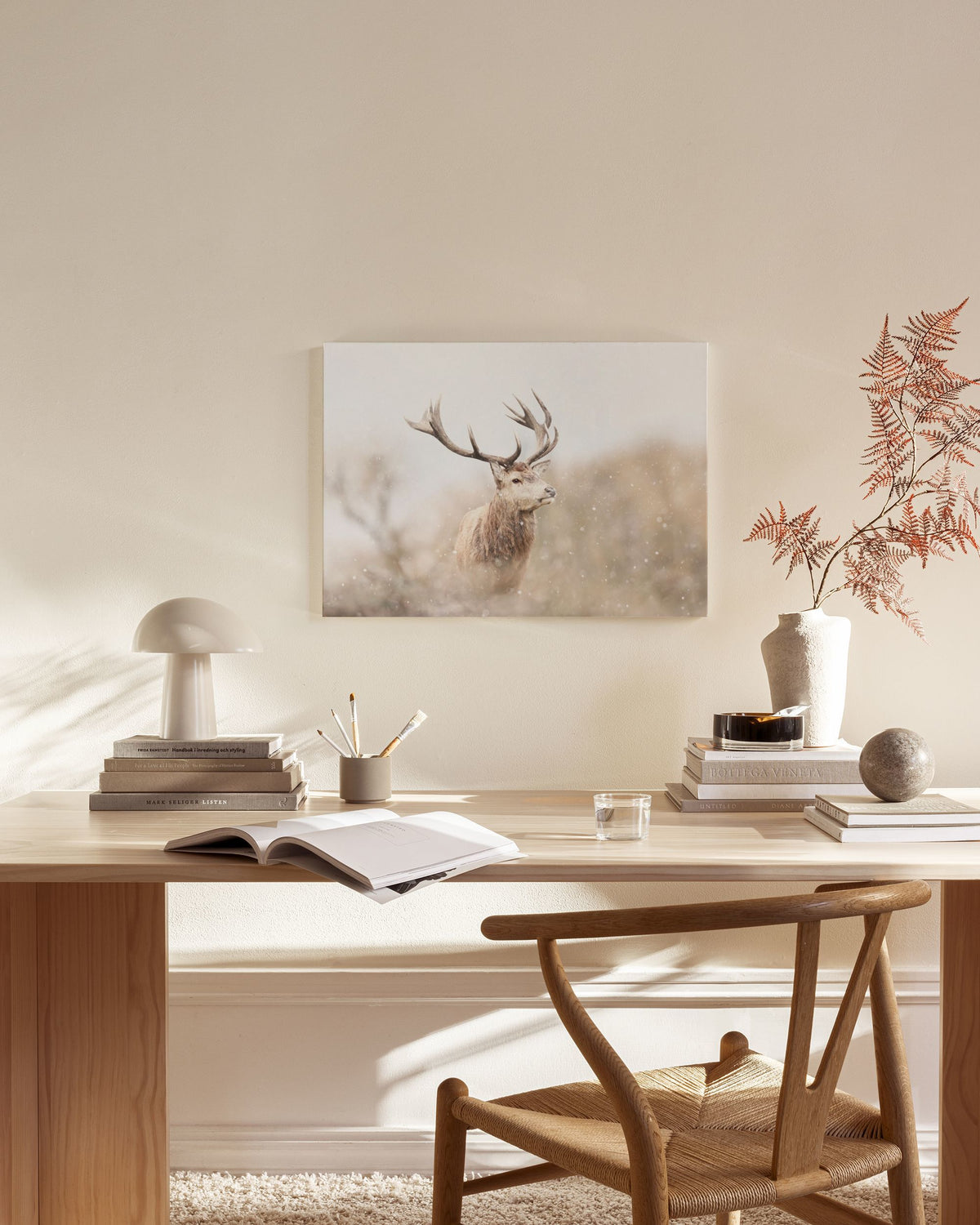 Majestic Reindeer Canvas print
