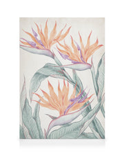 Birds of Paradise Painting Canvas print