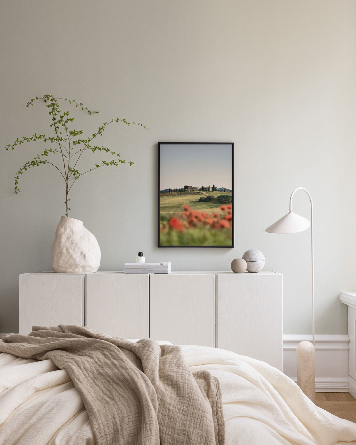 Tuscan Poppies No3 Canvas print