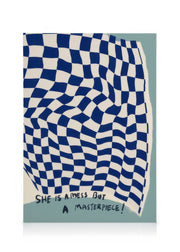 She is a Mess but a Masterpiece Canvas print