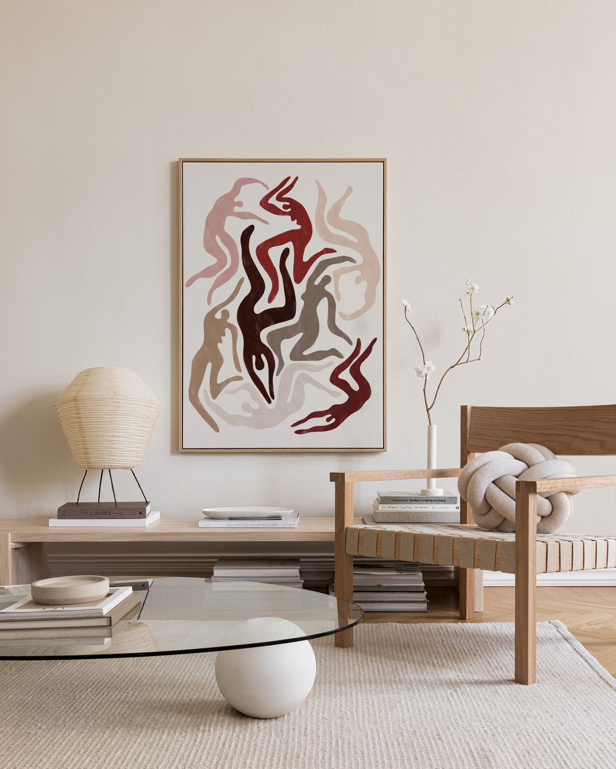 Kit Agar - The Dance Canvas print