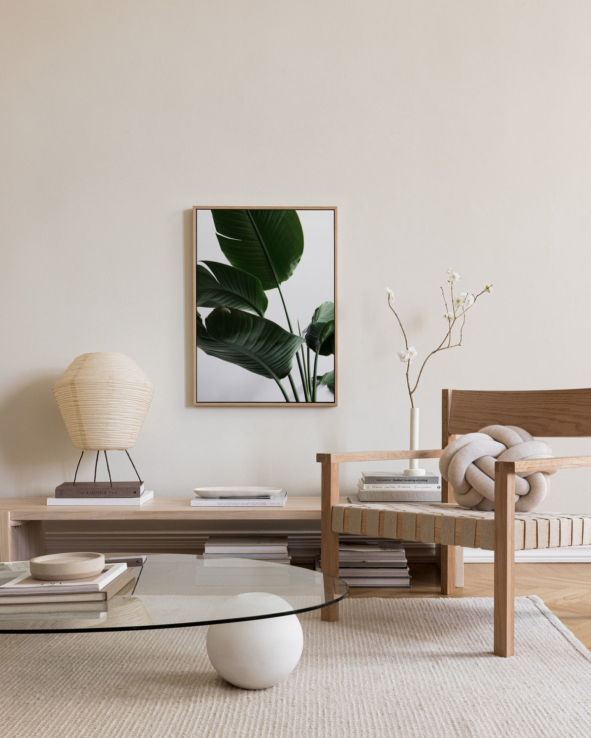 Strelitzia One Canvas print