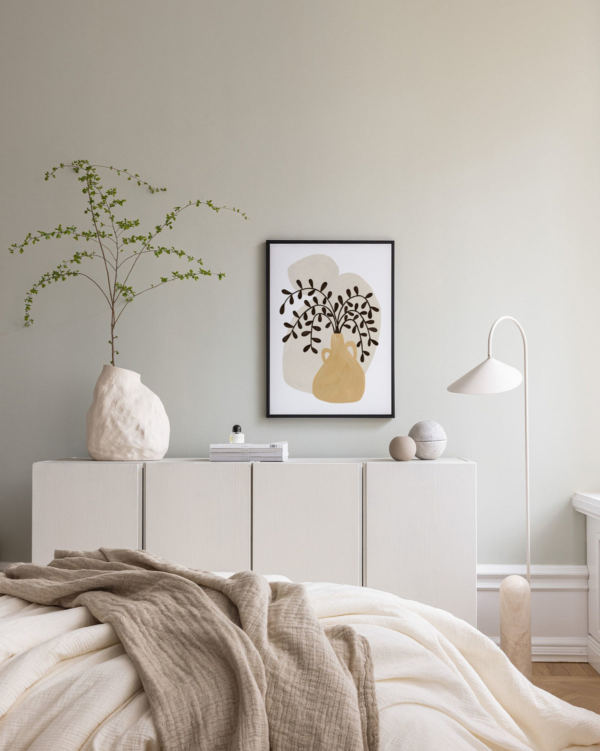 Yellow Vase Canvas print