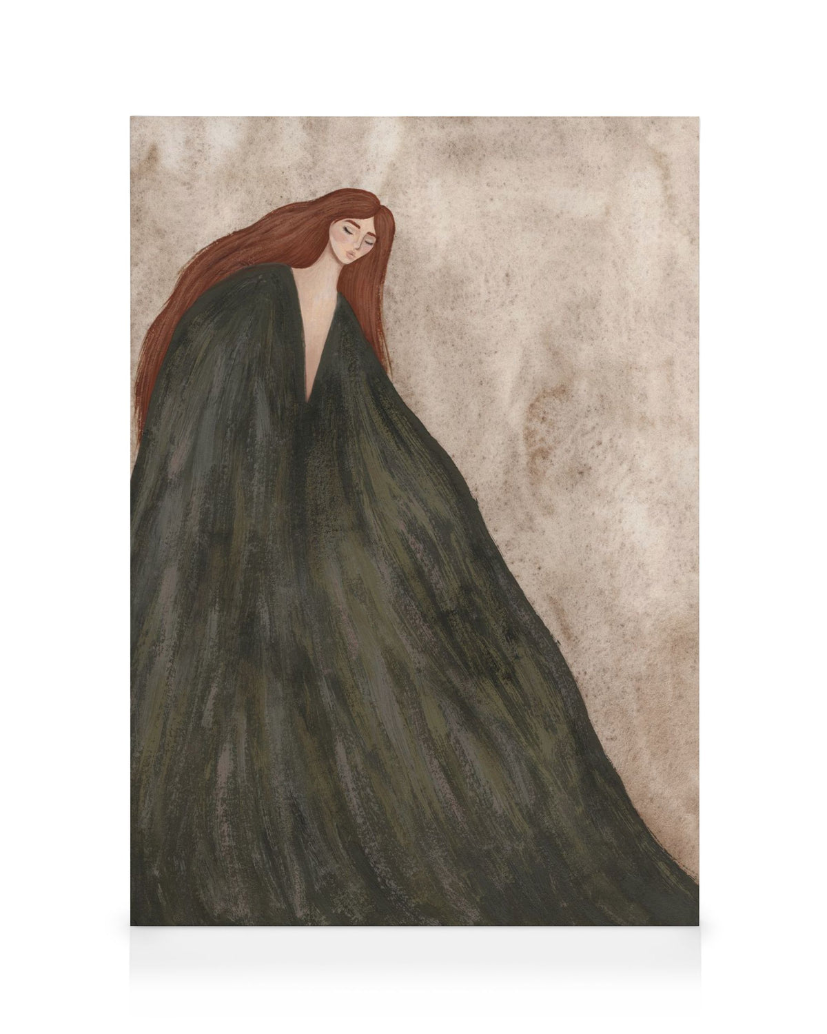 The Lady Canvas print