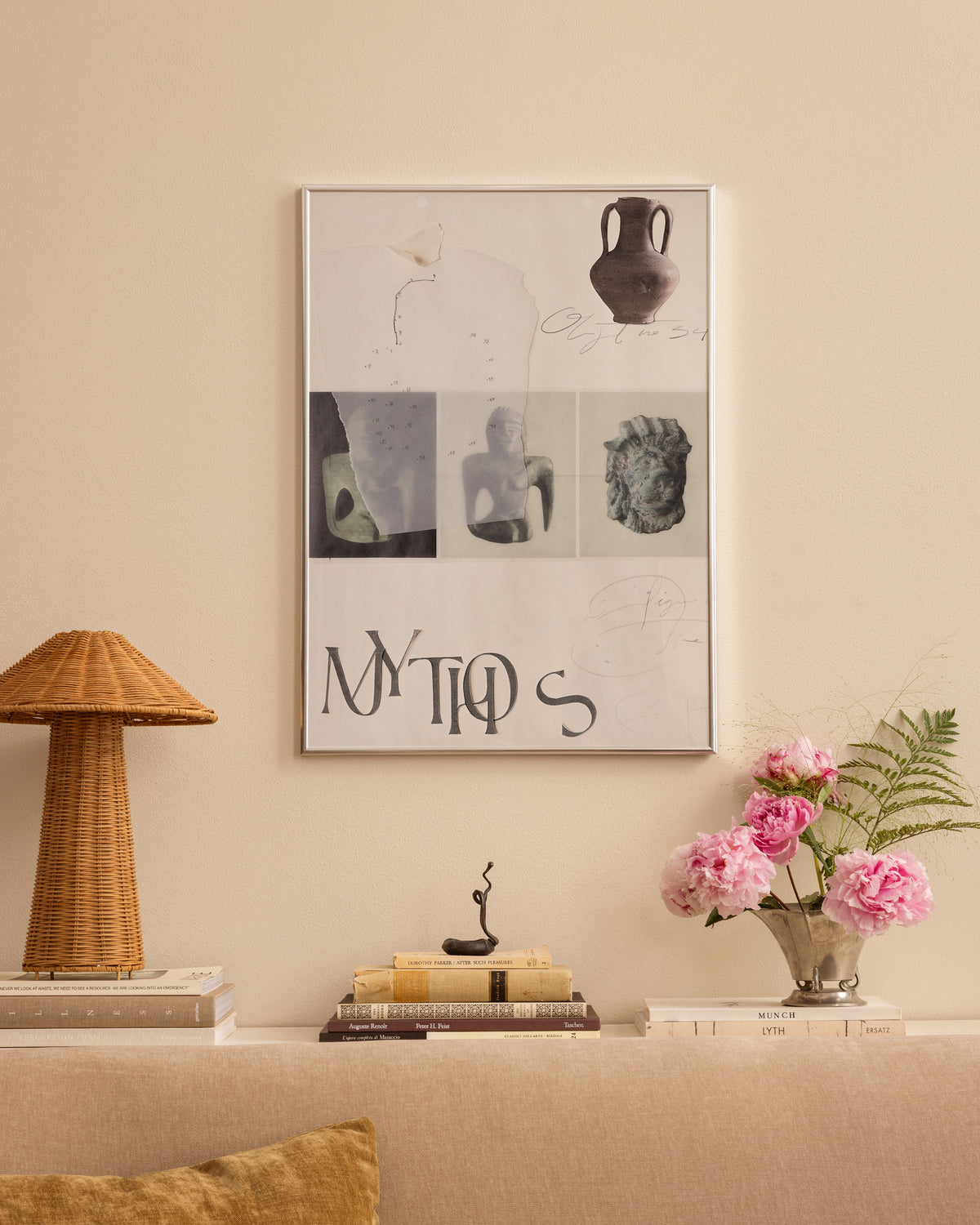Lessons in Antiquity Collage No. 2 Print