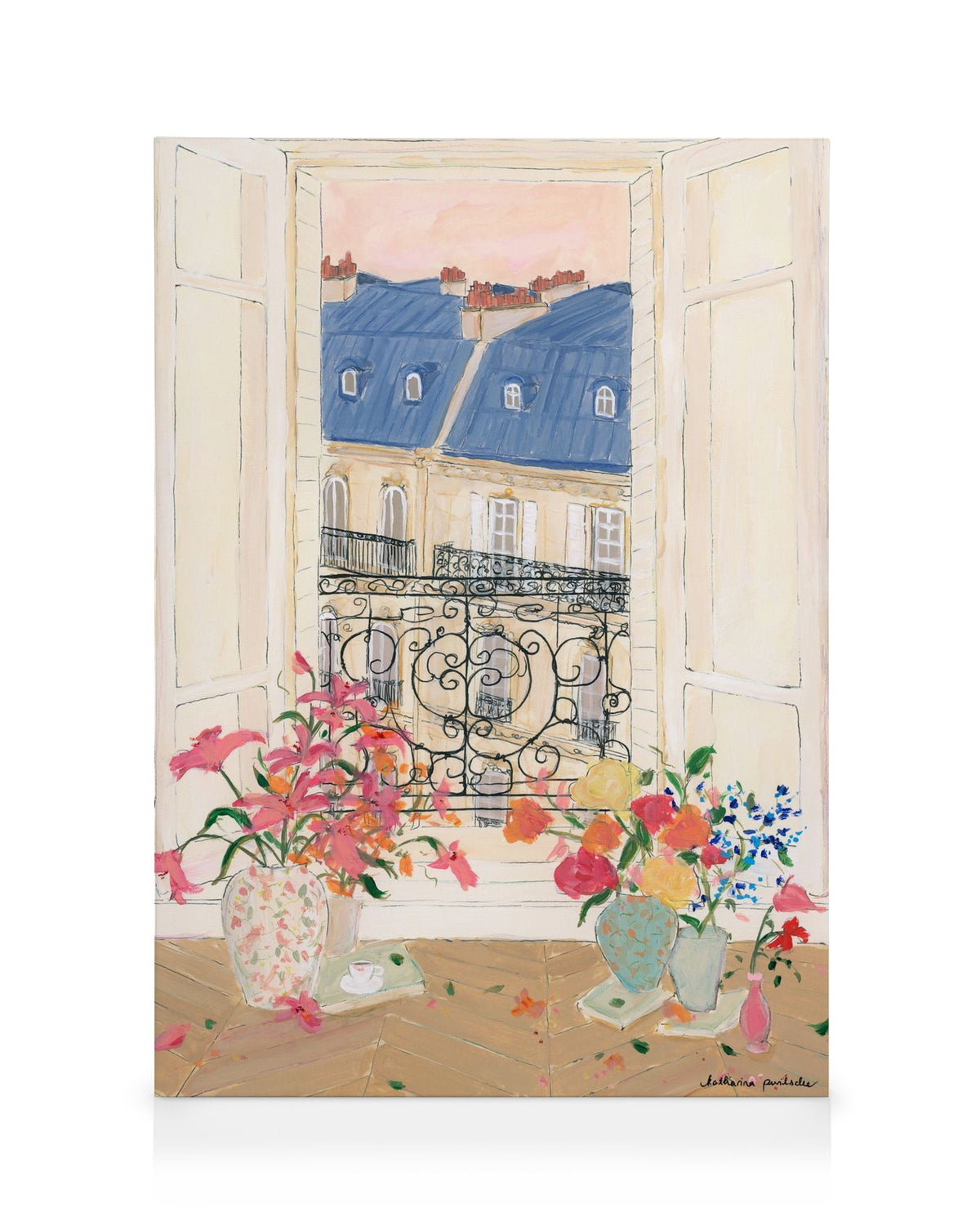 Katharina Puritscher - Window With a View Canvas print