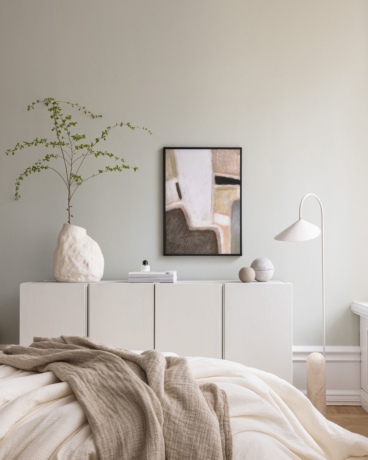 Painting of Shapes Canvas print
