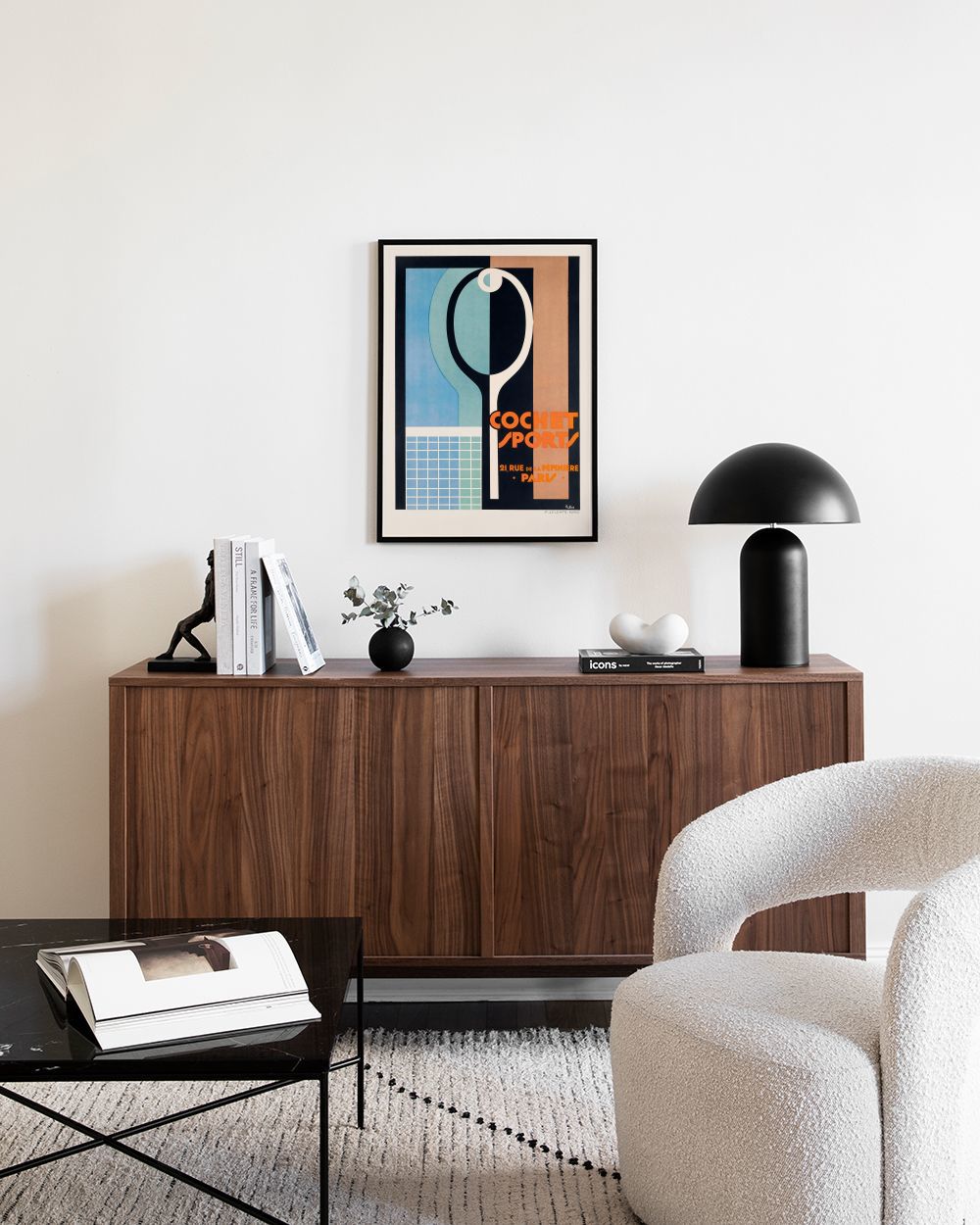 Vintage Tennis Print