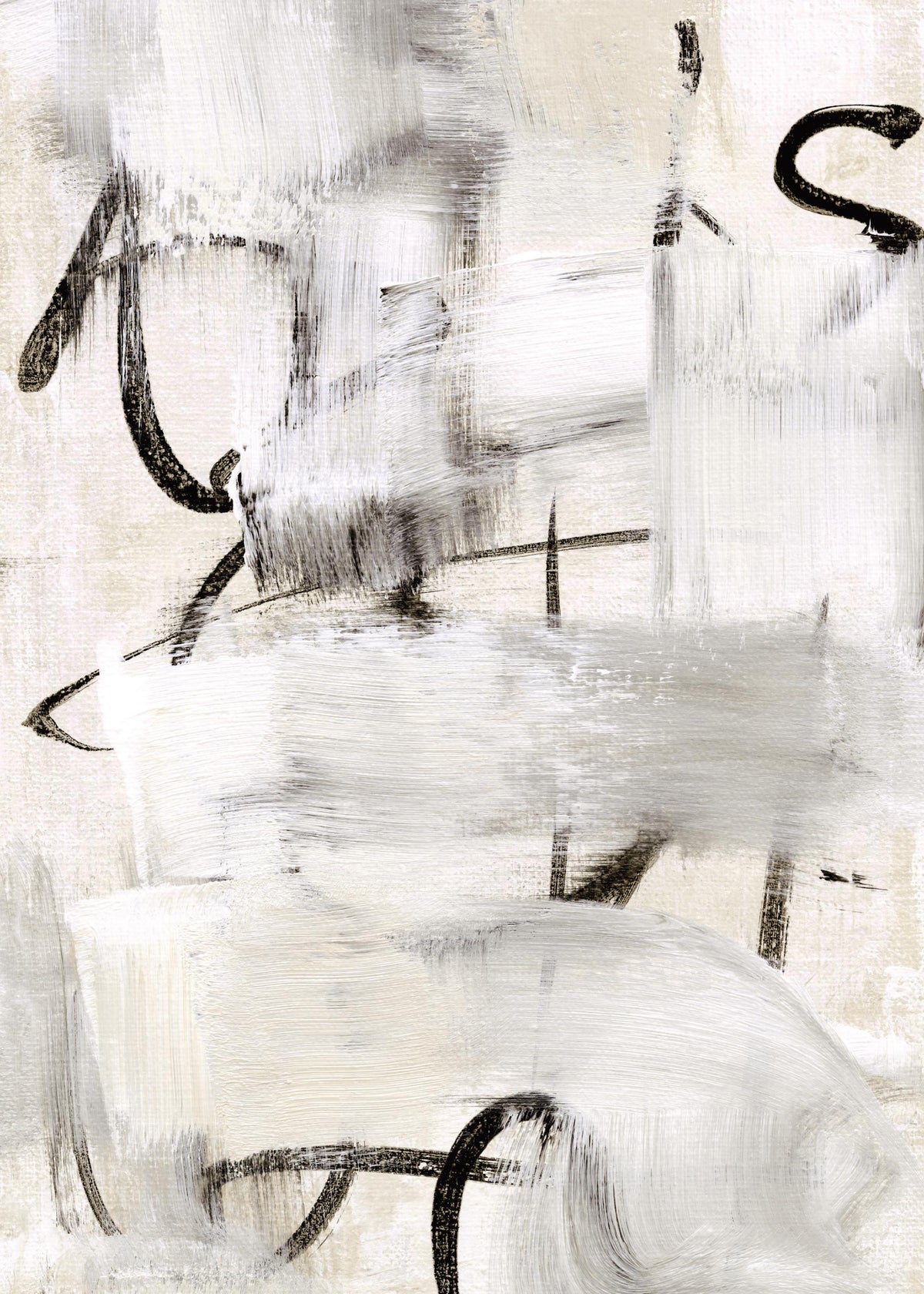 Painted Abstract Print