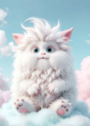 Fluffy Creature No2 Print