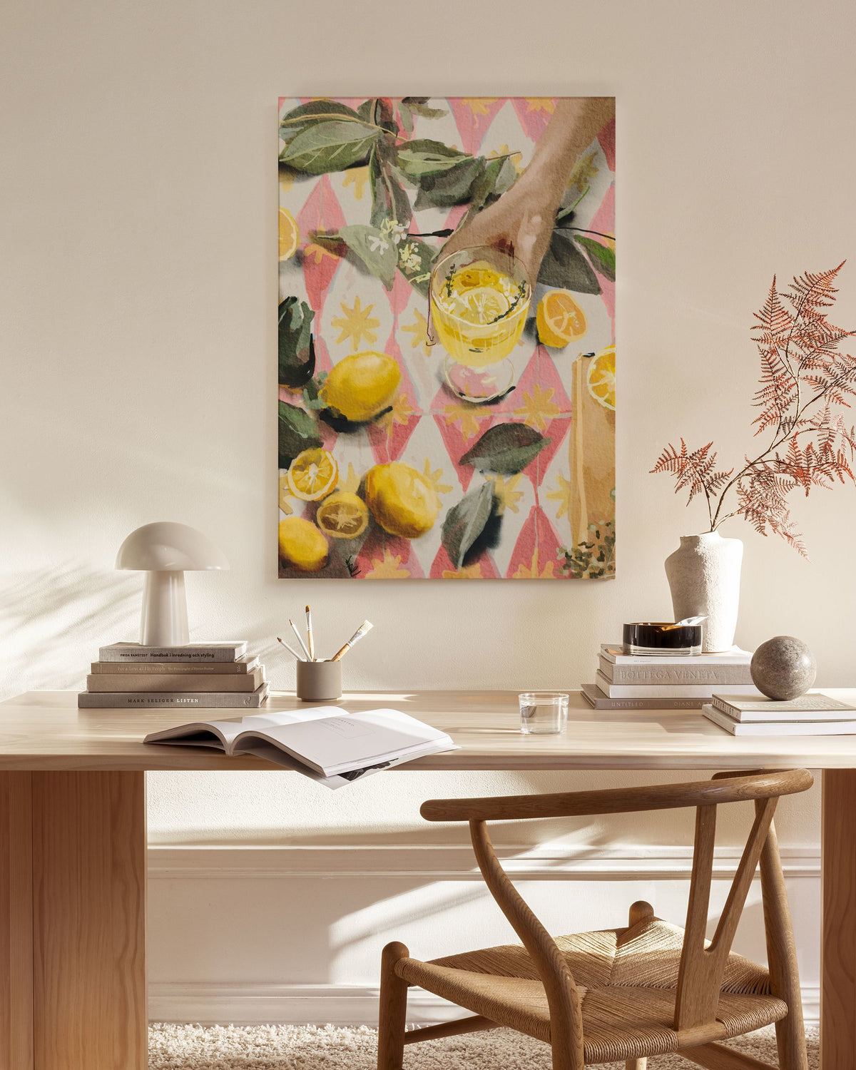 Ekaterina - Zagorska - Lemon Cocktail Canvas print