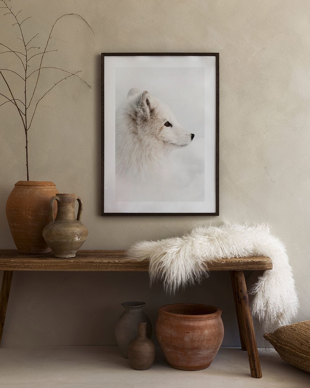 Arctic Fox Print