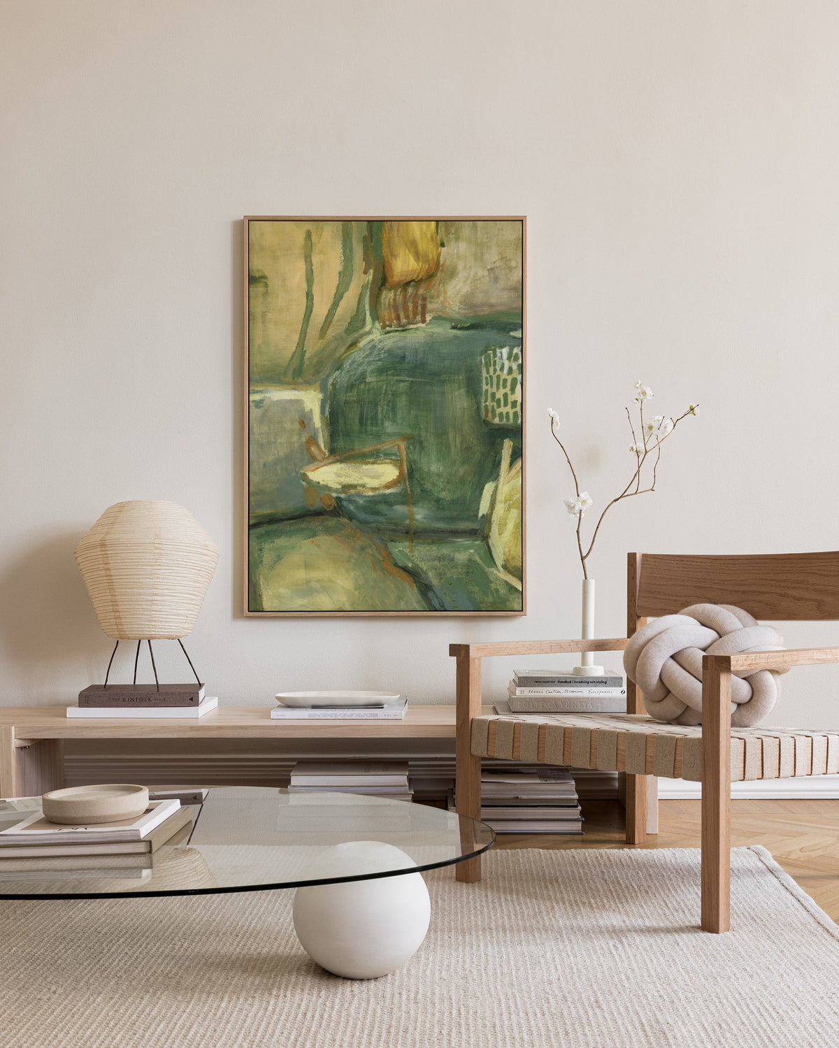 Abstract Greenscape Canvas print